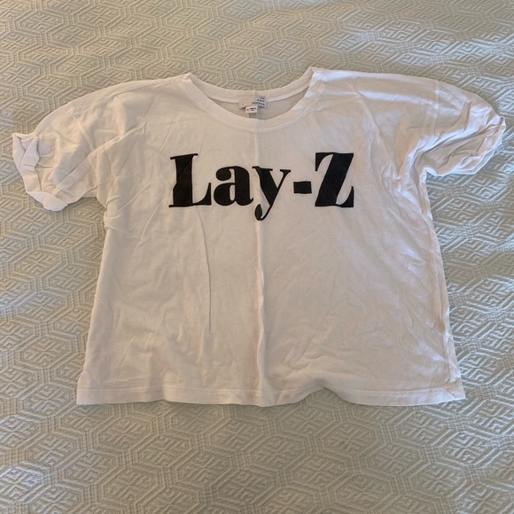Lay-Z cropped graphic tee - Picture 2 of 6
